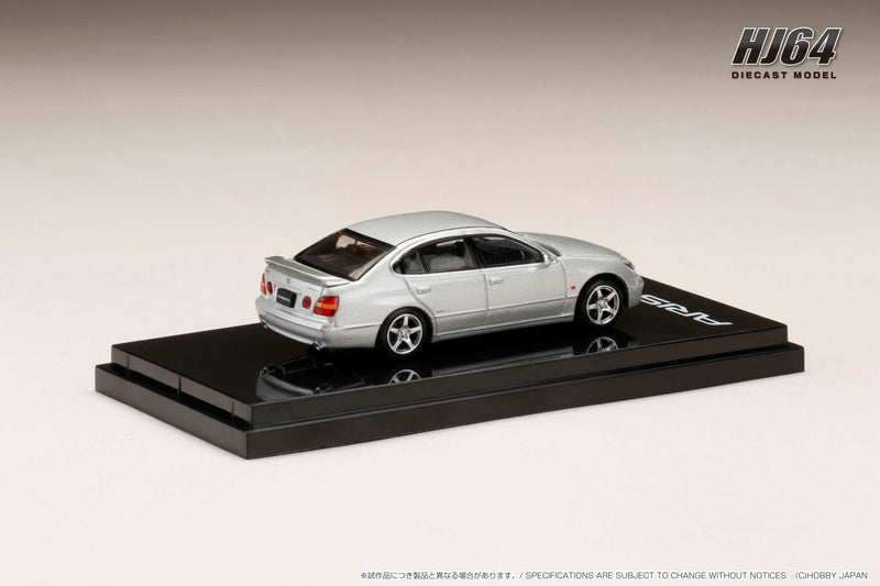 *PREORDER* Hobby Japan 1:64 Toyota Aristo (V300) Vertex Edition Early Version in Silver Metallic