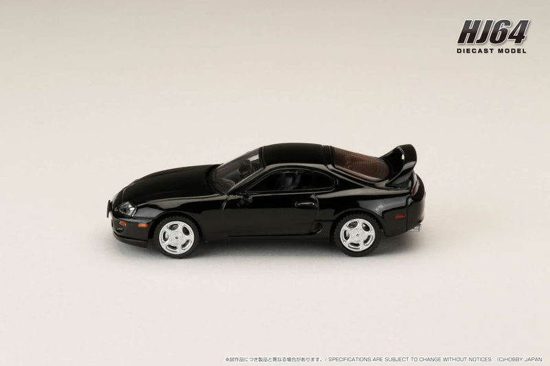 Hobby Japan 1:64 Toyota SUPRA RZ (JZA80) with Active Spoiler in Black