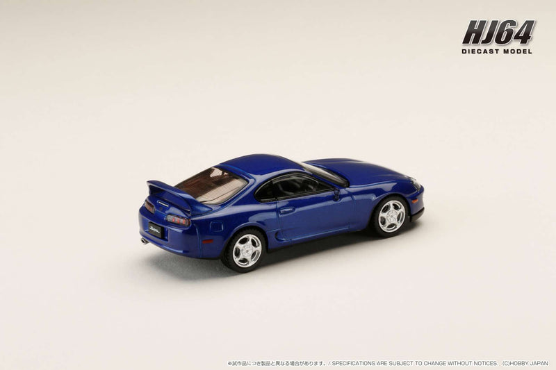 Hobby Japan 1:64 Toyota SUPRA RZ (JZA80) with Active Spoiler in Blue Mica Metallic