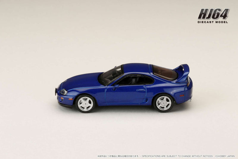 Hobby Japan 1:64 Toyota SUPRA RZ (JZA80) with Active Spoiler in Blue Mica Metallic