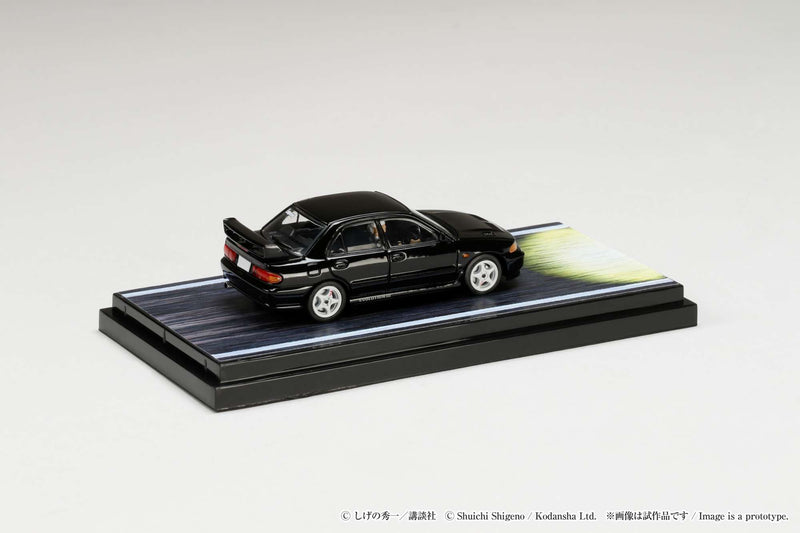 Hobby Japan 1:64 Mitsubishi Lancer RS Evolution Ⅲ / Initial D VS Ryosuke Takahashi with Kyoichi Sudo Figure