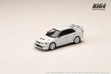 Hobby Japan 1:64 Mitsubishi Lancer GSR EVO 6 (T.M.E.) Monte Carlo Edition in Scortia White