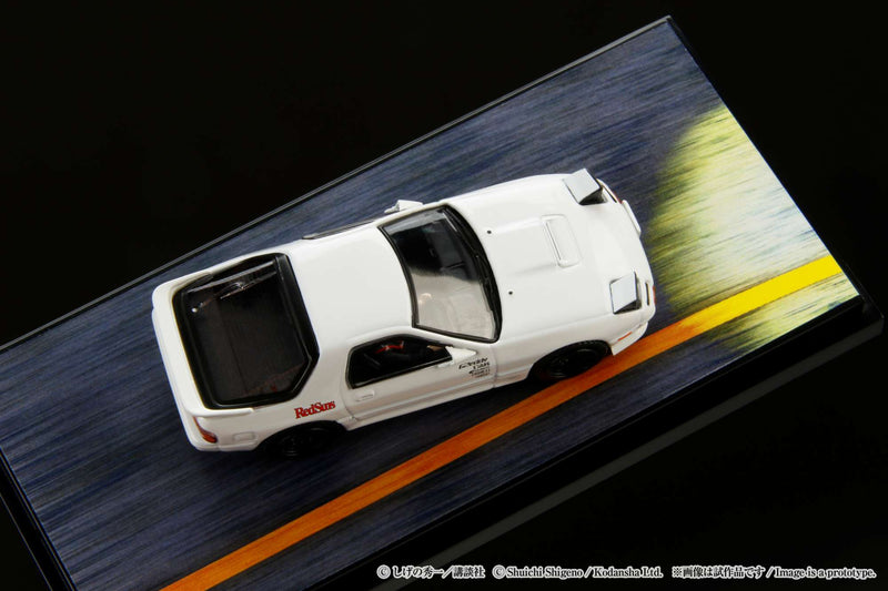 Hobby Japan 1:64 Mazda RX-7 (FC3S) Initial D VS Kyoichi Sudo with Ryosuke Takahashi Figure