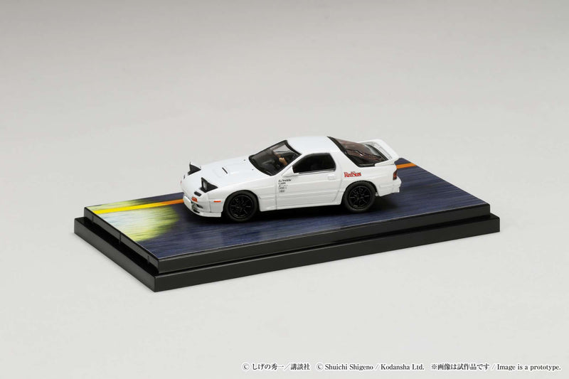 Hobby Japan 1:64 Mazda RX-7 (FC3S) Initial D VS Kyoichi Sudo with Ryosuke Takahashi Figure