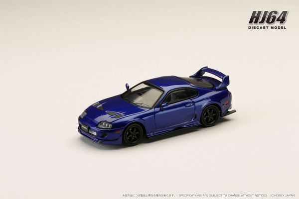 Hobby Japan 1:64 Toyota Supra (JZA80) JDM Custom Version in Blue Mica Metallic