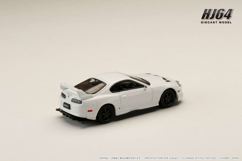 Hobby Japan 1:64 Toyota Supra (JZA80) JDM Custom Version in Super White II