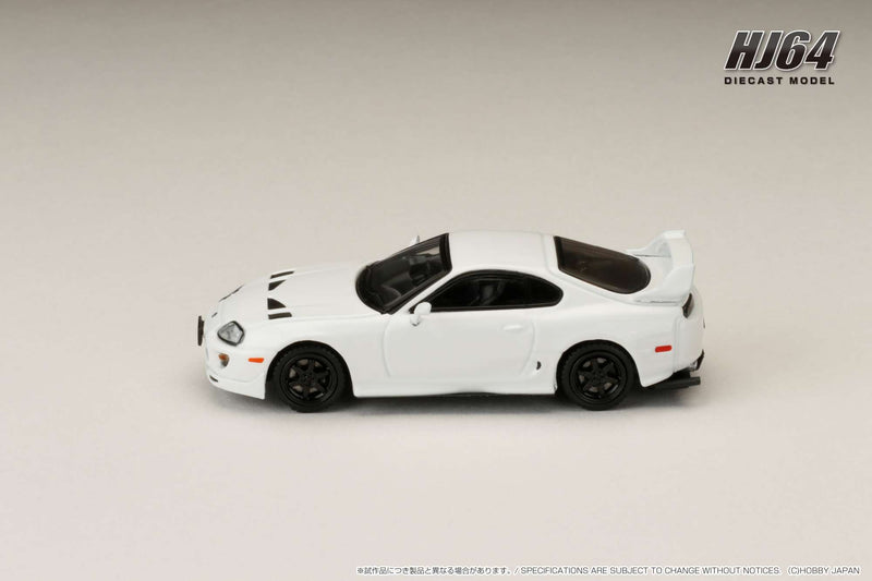 Hobby Japan 1:64 Toyota Supra (JZA80) JDM Custom Version in Super White II