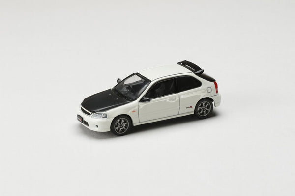 Hobby Japan 1:64 Honda Civic Type-R (EK9) in Championship White with Carbon Bonnet