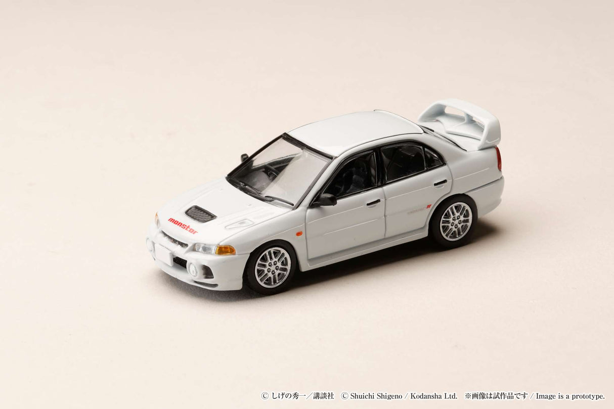 Hobby Japan 1:64 Mitsubishi Lancer RS Evolution III / INITIAL D Seiji Iwaki VS Takumi Fujiwara