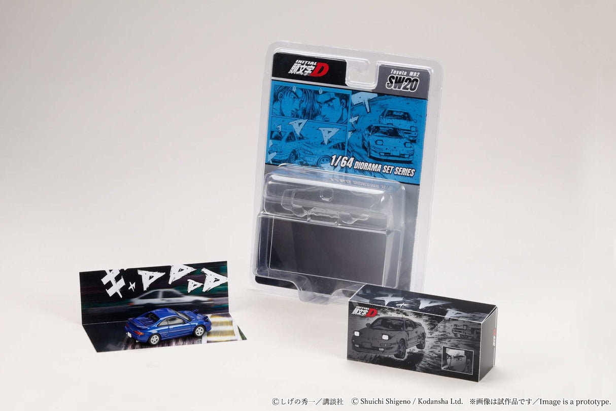 *PREORDER* Hobby Japan 1:64 Toyota MR2 (SW20) Initial D Kai Kogashiwa VS Takumi Fujiwara