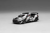 MotorHelix 1:64 Honda Civic Type-R (FL5) HKS Livery in Matte Black