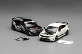 MotorHelix 1:64 Honda Civic Type-R (FL5) HKS Livery in Matte Black