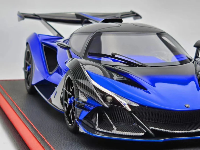 Peako Model 1:18 Apollo Automobil Apollo IE  Blue Dragon