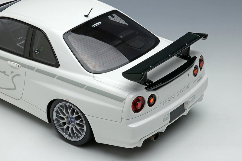 Make Up Co., Ltd / Eidolon 1:18 Nissan Skyline GT-R (BNR34) Mine's V-spec N1 2021 with BBS Wheel