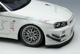 Make Up Co., Ltd / Eidolon 1:18 Nissan Skyline GT-R (BNR34) Mine's V-spec N1 2021 with BBS Wheel