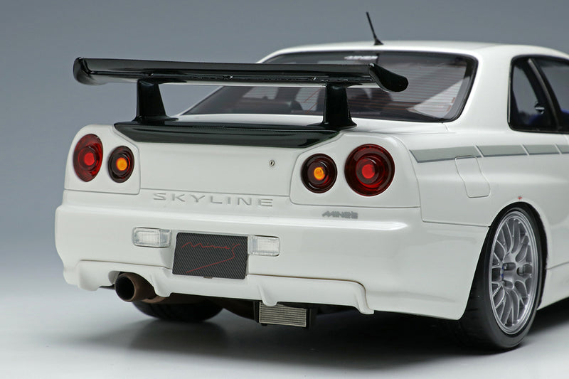 Make Up Co., Ltd / Eidolon 1:18 Nissan Skyline GT-R (BNR34) Mine's V-spec N1 2021 with BBS Wheel