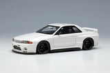 *PREORDER* Make Up Co., Ltd / Eidolon 1:43 Nissan Skyline GT-R (BNR32) Garage Active Skyline GT-R Widebody (RC-VI Wheel) in Pearl White