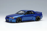 *PREORDER* Make Up Co., Ltd / Eidolon 1:43 Nissan Skyline GT-R (BNR32) Garage Active Skyline GT-R Widebody (RC-VI Wheel) in Bayside Blue
