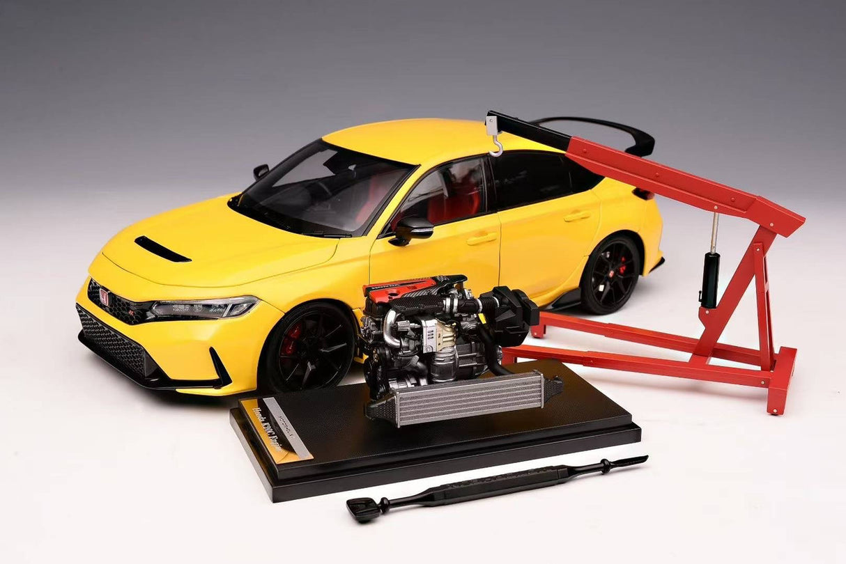 MOTORHELIX 1:18 Honda Civic TYPE-R (FL5) - Sunlight Yellow