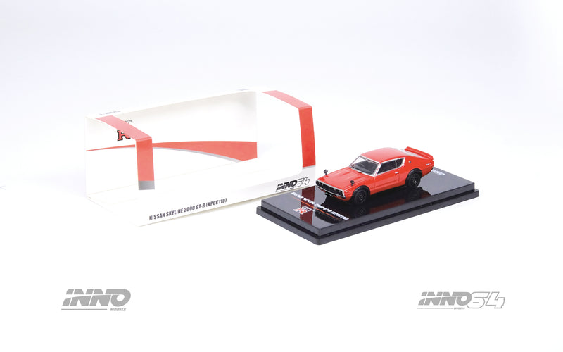 INNO64 1:64 Nissan Skyline 2000GT-R (KPGC110) in Red