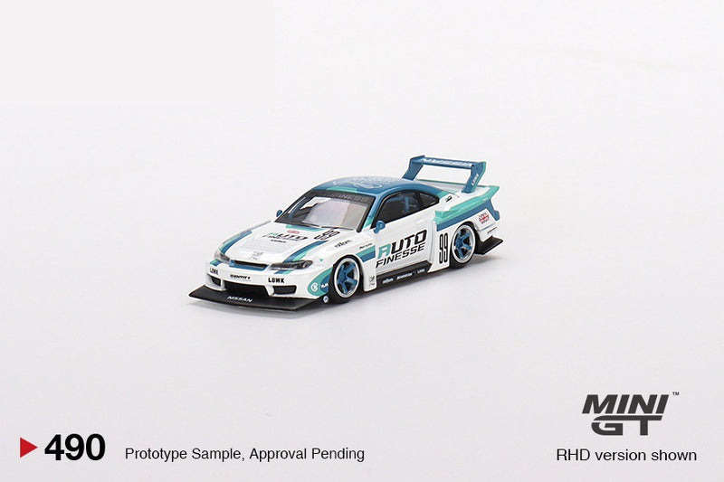 MINIGT 1:64 Nissan Silvia (S15) LBWK Super Silhouette Auto Finesse