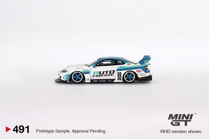 MINIGT 1:64 Nissan Silvia (S15) LBWK Super Silhouette Auto Finesse