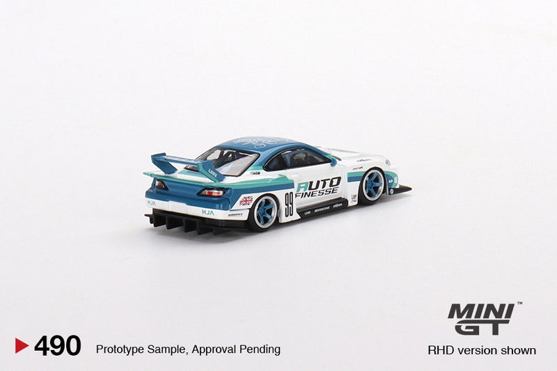 MINIGT 1:64 Nissan Silvia (S15) LBWK Super Silhouette Auto Finesse