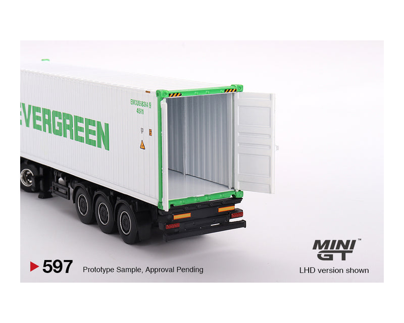 MINIGT 1:64 Western Star 49X with 40′ Reefer Container EVERGREEN Edition