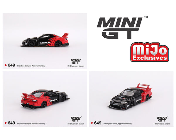 MINI GT 1:64 Nissan Silvia (S15) LB-Super Silhouette "ADVAN" Edition