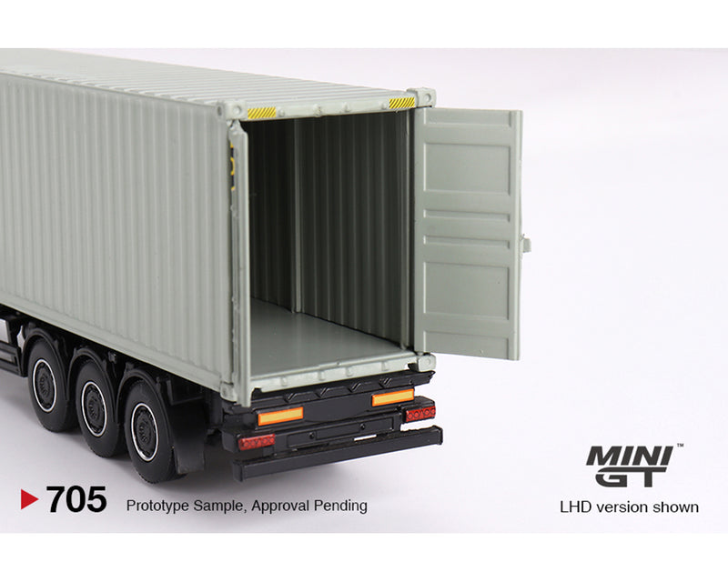 MINI GT 1/64 Mercedes-Benz Actros with 40 Ft Dry Container – UPS Europe