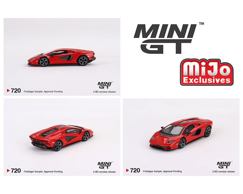 MINIGT 1:64 Lamborghini Countach LPI 800-4 in Rosso Mars