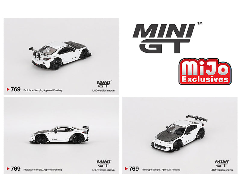 *PREORDER* MINI GT 1:64 Toyota GR86 LBWK in White