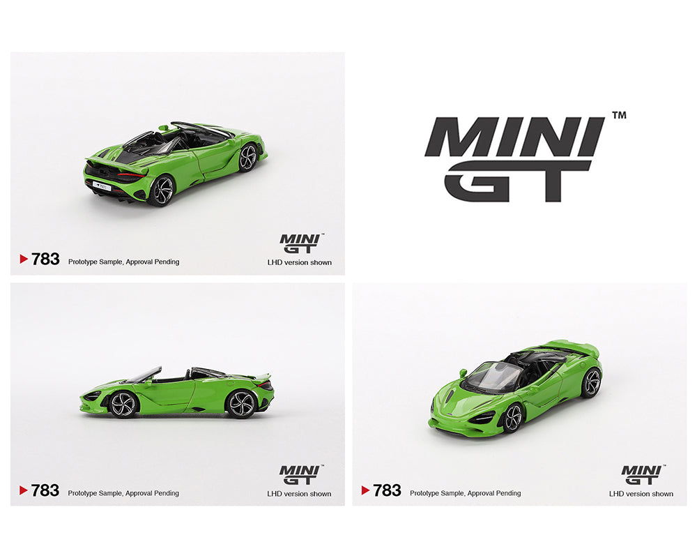 MINI GT 1:64 McLaren 750S Spider in Mantis Green