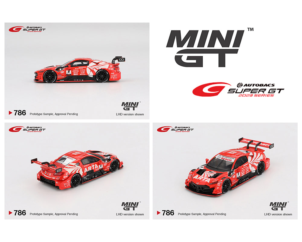 MINI GT 1:64 Japan Exclusive Honda NSX-GT “Type S” GT500 #8 “ARTA MUGEN NSX-GT ” ARTA 2023 SUPER GT Series