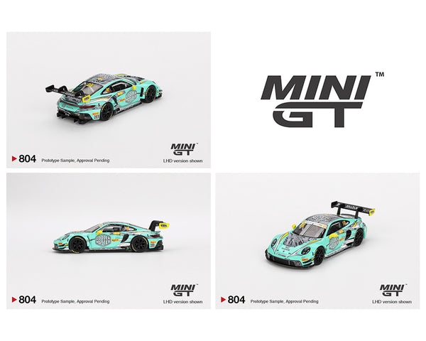 *PREORDER* MINI GT 1:64 Porsche 911 GT3 R #28 HubAuto Racing2023 FIA GT World Cup 70th Macau Grand Prix