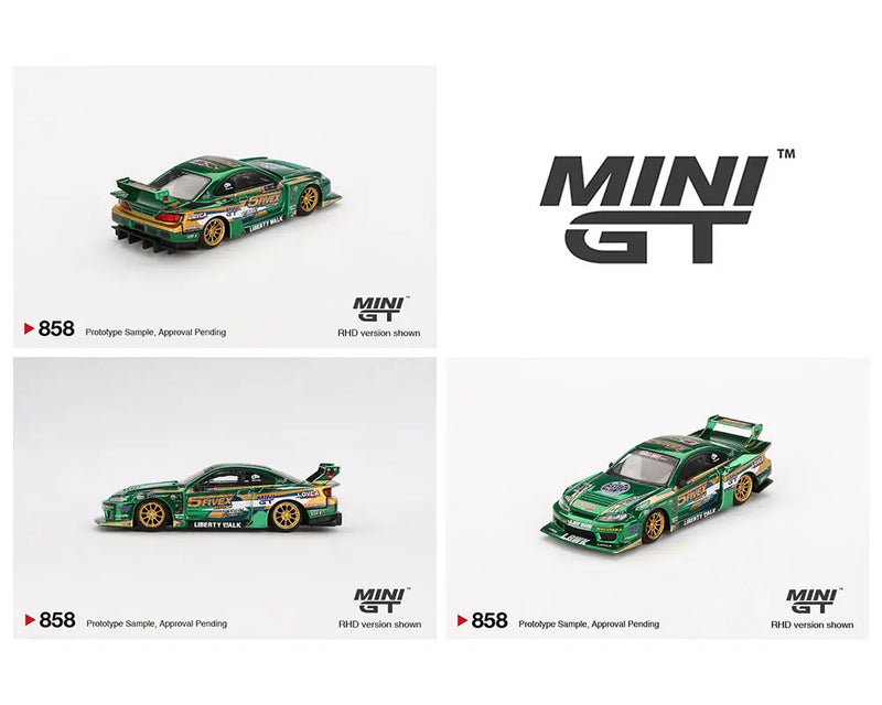 *PREORDER* MINI GT 1:64 Nissan Silvia (S15) LB-Super Silhouette 2024 Fausto Racing