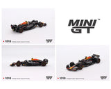 MINI GT 1:64 Oracle Red Bull Racing RB20 #1 Max Verstappen 2024 F1 2024 Bahrain GP Winner