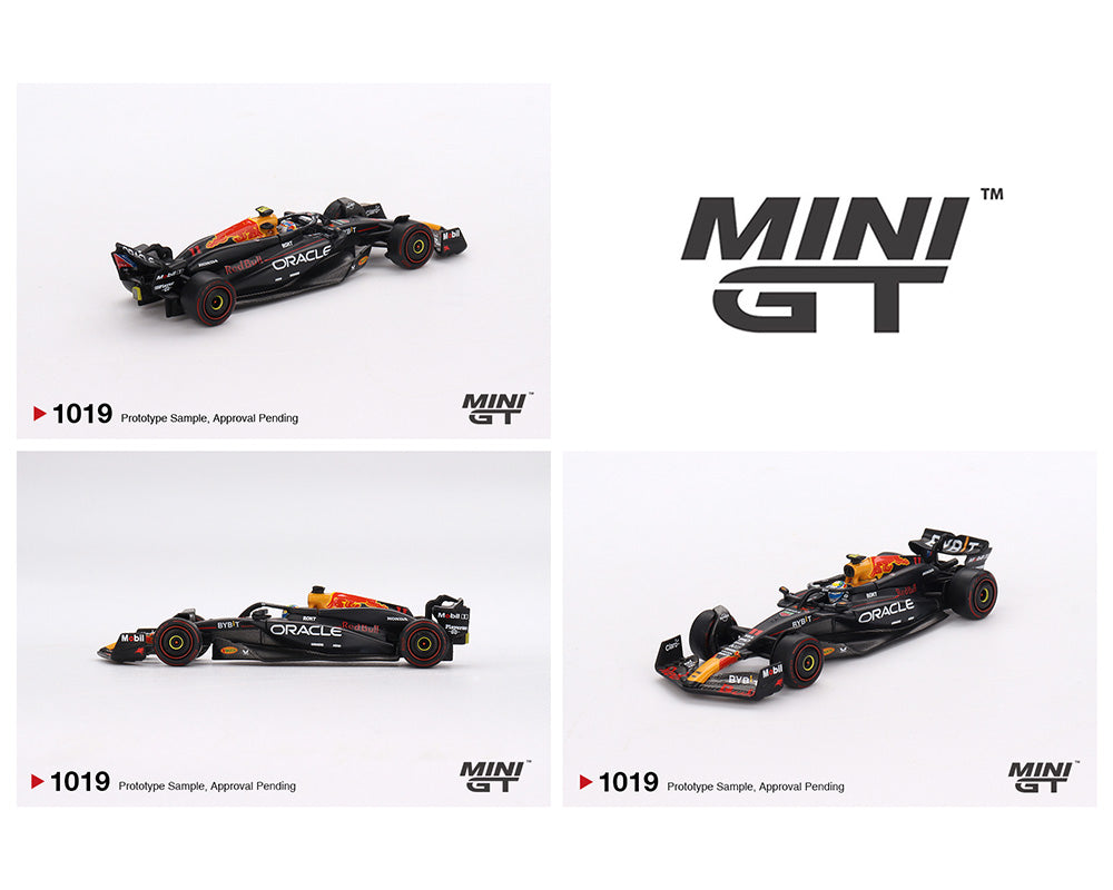 MINI GT 1:64 Oracle Red Bull Racing RB20 #11 Sergio Pérez 2024 F1 2024 Bahrain GP 2nd Place