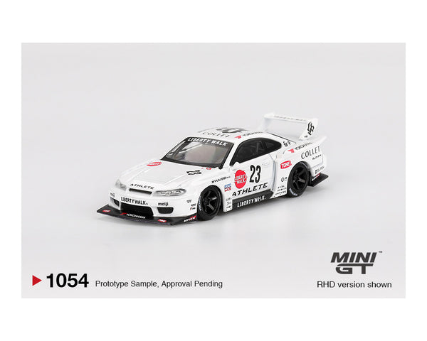 *PREORDER* MINI GT 1:64 Nissan LB-Super Silhouette S15 SILVIA ATHLETE in White