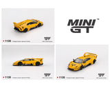MINI GT 1:64 LB-Silhouette WORKS MURCIELAGO GT- Evo Yellow