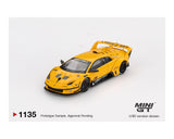 MINI GT 1:64 LB-Silhouette WORKS MURCIELAGO GT- Evo Yellow