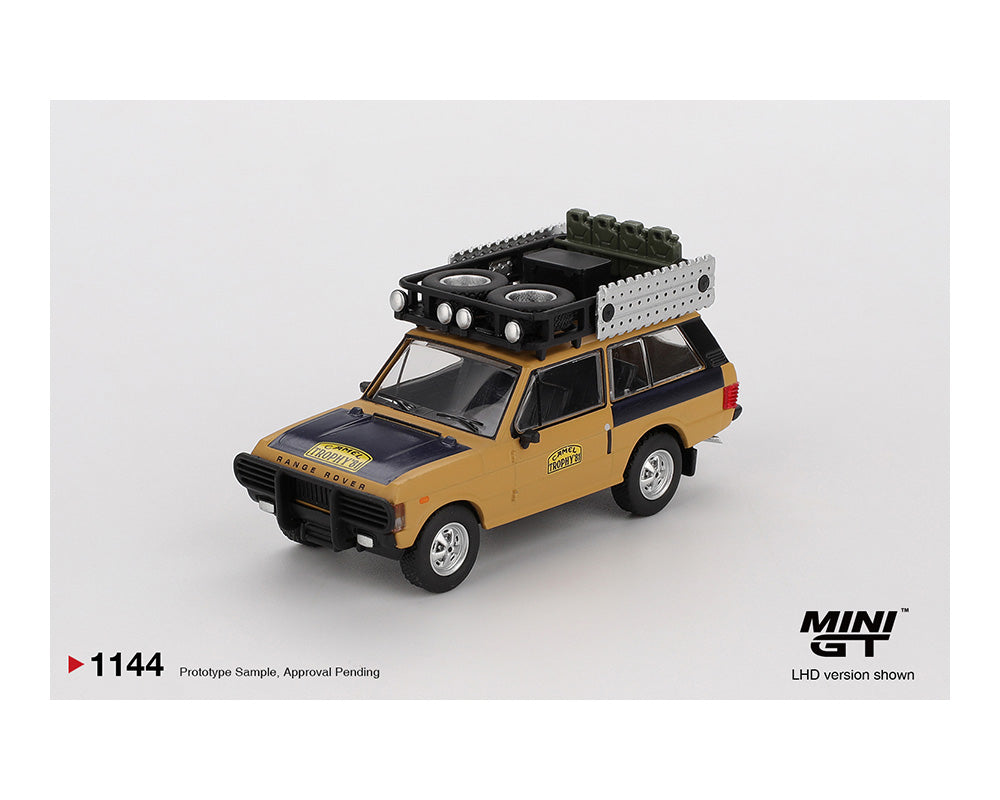 MINI GT 1:64 Range Rover 1981 Camel Trophy Sumatra C. Swoboda / K. Mentel Winner