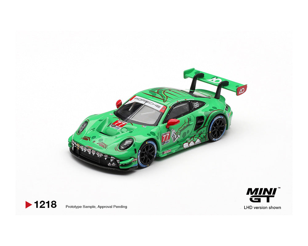 *PREORDER* MINIGT 1:64 Porsche 911 GT3 R (992) #77 AO Racing 2025 IMSA Sebring 12 Hrs Class Winner