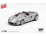 *PREORDER* MINIGT 1:64 Porsche Carrera GT in Silver