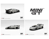 *PREORDER* MINIGT 1:64 Lamborghini LB-Silhouette WORKS MURCIELAGO GT Evo Fighter in Grey