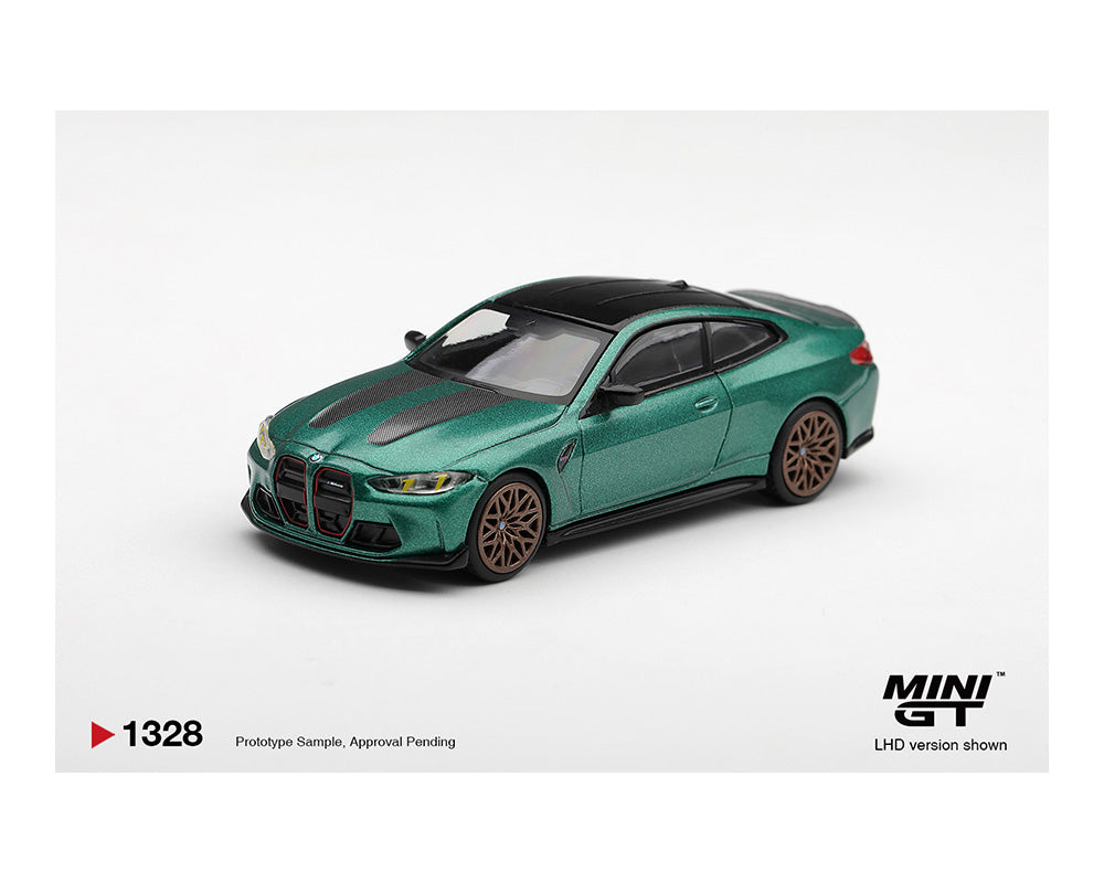 *PREORDER* MINIGT 1:64 BMW M4 CS Frozen Isle of Man Green Metallic