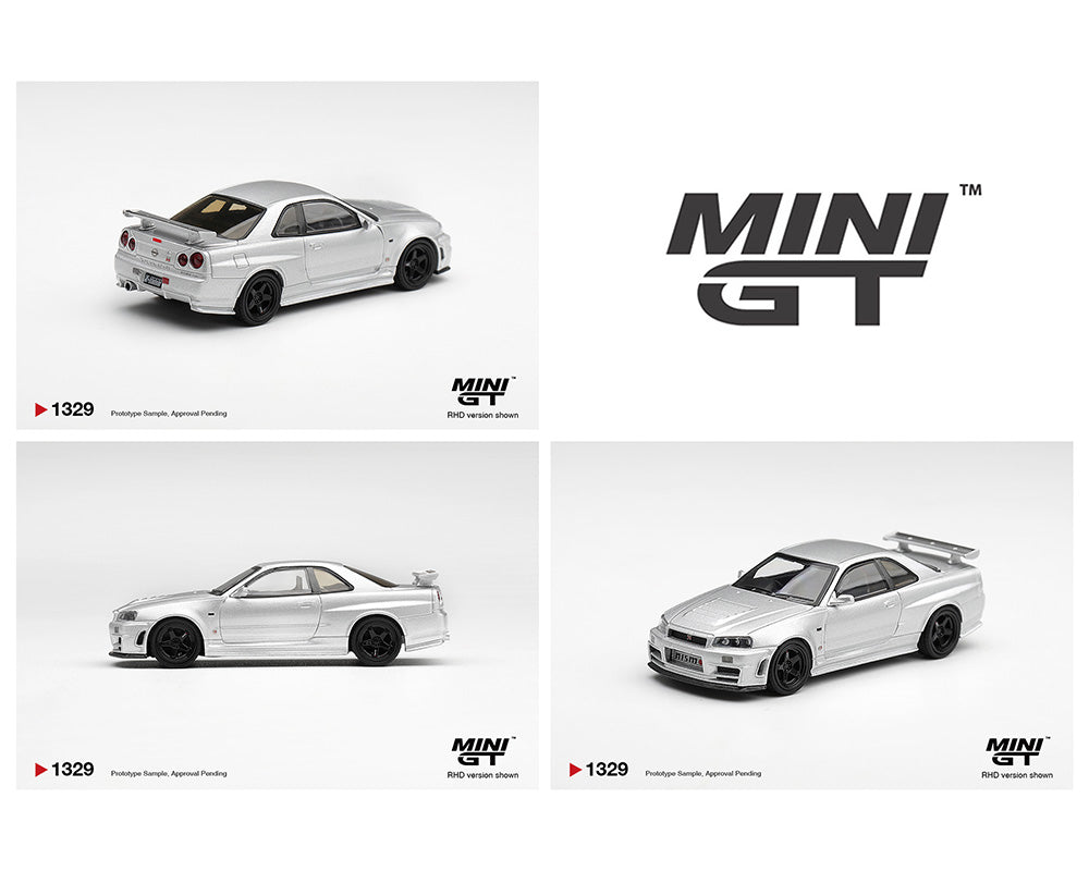 *PREORDER* MINIGT 1:64 Nissan Skyline GT-R (BNR34) NISMO Z-Tune in Silver