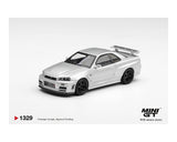*PREORDER* MINIGT 1:64 Nissan Skyline GT-R (BNR34) NISMO Z-Tune in Silver