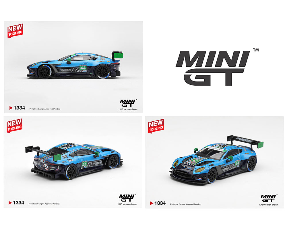 *PREORDER* MINIGT 1:64 Aston Martin Vantage GT3 Evo #44 Magnus Racing 2025 IMSA Daytona 24 Hrs