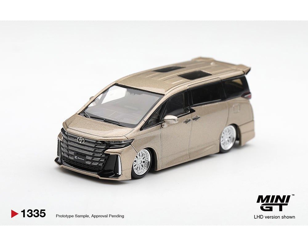 *PREORDER* MINIGT 1:64 Toyota Alphard 40 KUHL in Gold Metallic